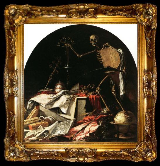 framed  Juan de Valdes Leal Allegory of Death, ta009-2